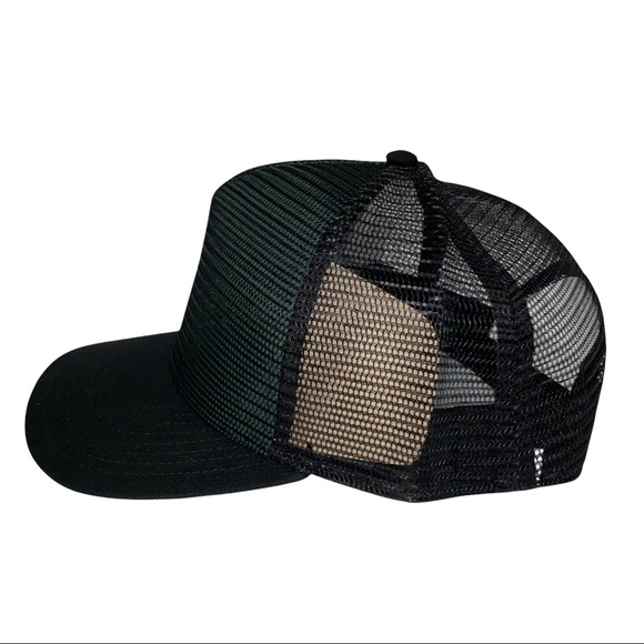 Pacific Headwear ORIGINAL 5-Panel Mesh Overlay Trucker Snapback Cap Hat P724. - Picture 7 of 7
